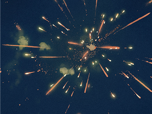 39 煙火②（個人主頁-ZNjIwNDM1NDg=） - 藝術插畫 - 站酷設計師莉溫特原創(chuàng)素材 - 站酷ZCOOL