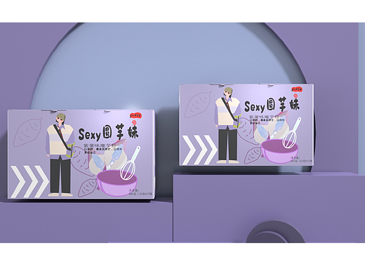 Sexy圆芋妹--------代餐魔芋粉包装设计系列（个人主页-ZNjAyODY2NjQ=） - 包装 - 站酷设计师胖赛赛原创素材 - 站酷ZCOOL