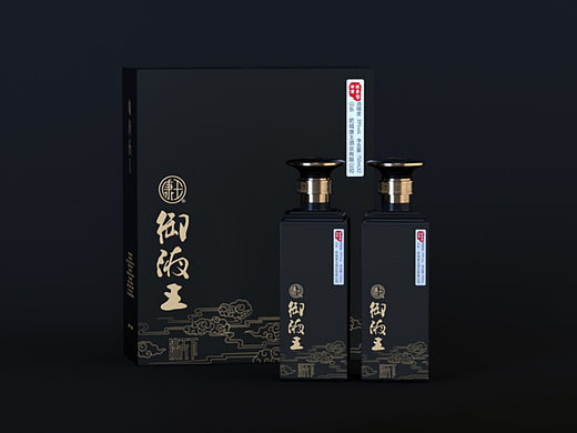 山东肥城康王酒业【御液王山河】白酒包装设计产品设计