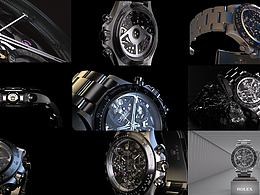 C4D手表产品渲染