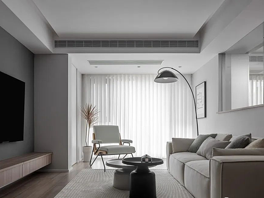 110㎡半开放书房+大胆撞色，北欧混搭舒适度拉满！