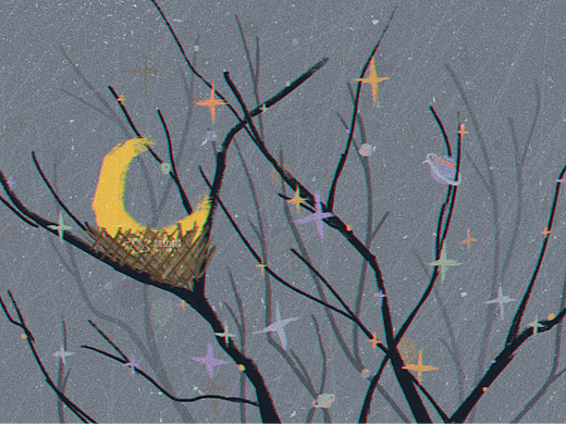 【星空日记】孤独带我去散步