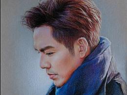 彩铅人像（含过程图）