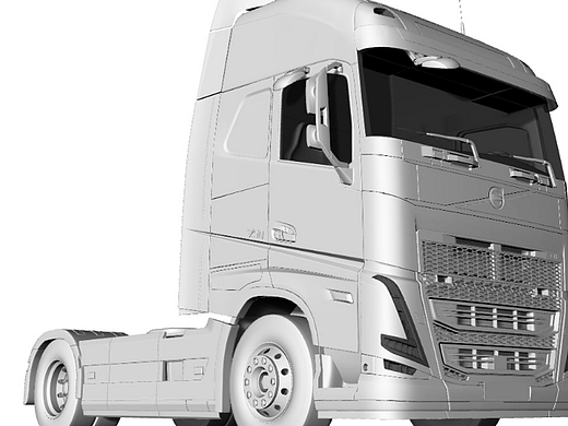 2020沃尔沃FH16卡车模型