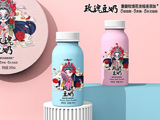 野一典×马小泰 | 玫瑰豆奶饮料包装设计