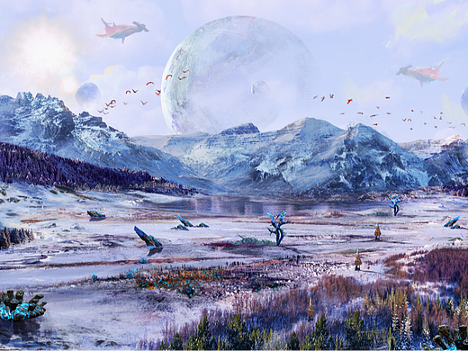 游戏《我们的星球》场景设计