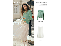 小红书女装搭配海报