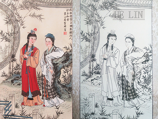 红楼梦手绘国画（一）