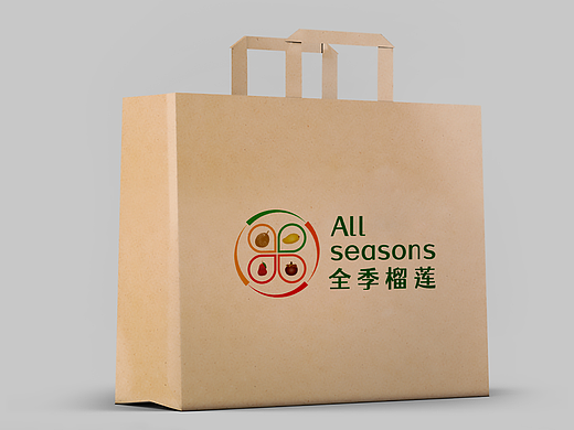 LOGO 四季水果 榴莲 芒果 水果捞 水果连锁店加盟 logo