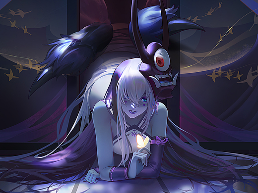 阴阳师络新妇插画