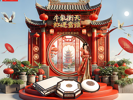 一组视觉海报设计