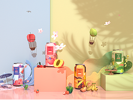 雞尾酒包裝設(shè)計|矢量|3D模型