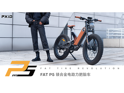FAT P5 镁合金电助力肥胎车