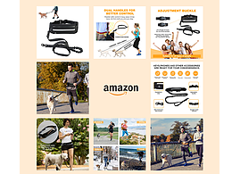 亚马逊主图-宠物牵引绳