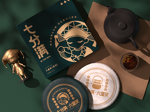 七分满六堡茶品牌提案-茶品牌vi设计手册