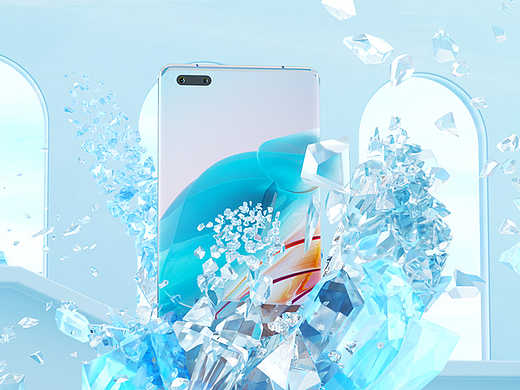 华为Mate40 Pro 手机3D动画