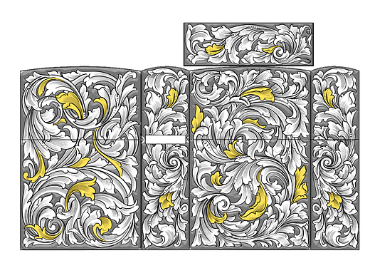 唐草花紋（個(gè)人主頁-ZNjAwNjI0MzI=） - 繪本 - 站酷設(shè)計(jì)師Z90738525原創(chuàng)素材 - 站酷ZCOOL