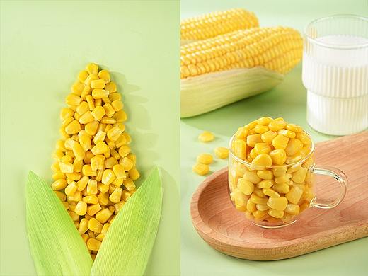 轻食玉米粒拍摄
