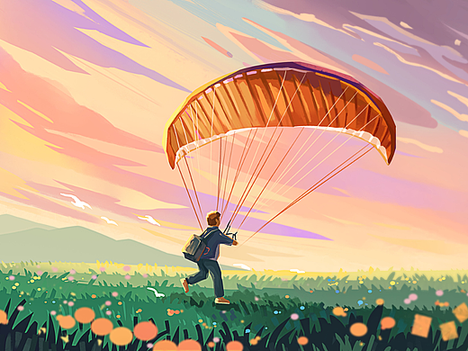 插画练习，色彩训练