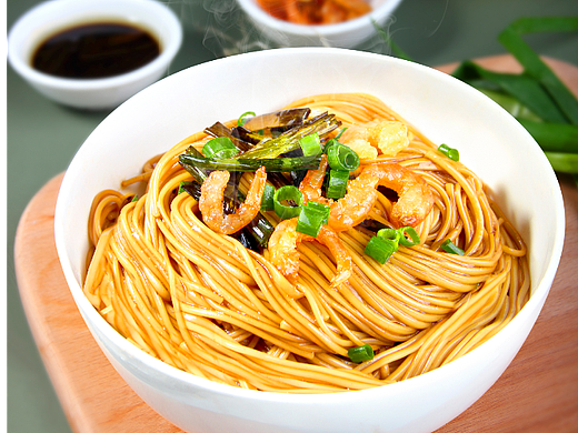 面食拍摄 葱油拌面