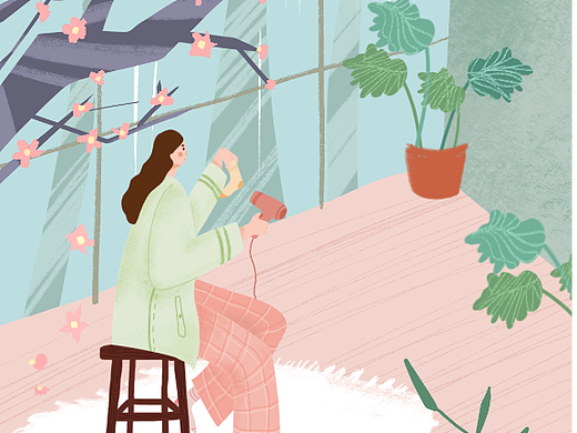 24节气人物插画系列（个人主页-ZNjAyNjY5NTY=） - 商业插画 - 站酷设计师小玉雨LL原创素材 - 站酷ZCOOL