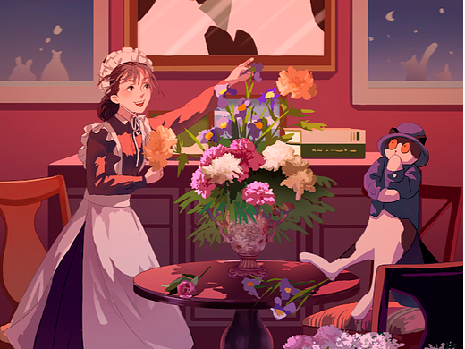 一起插花吧