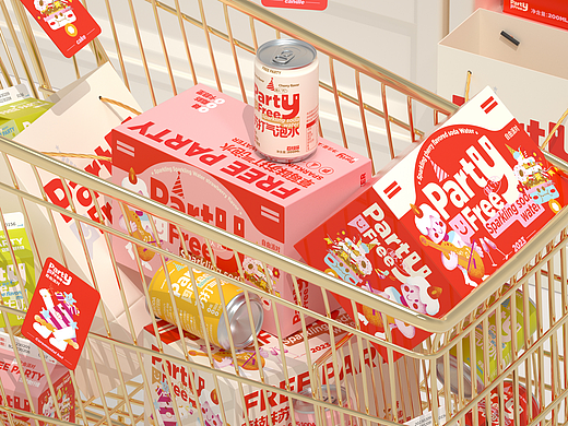 尚智×自由派对｜系列饮品乳制品包装｜食品包装设计