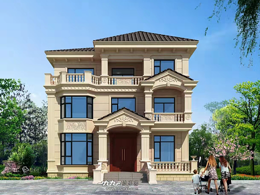 别墅自建房外立面