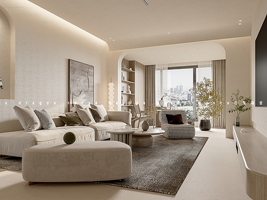 奶油客餐厅—白龙马效果图