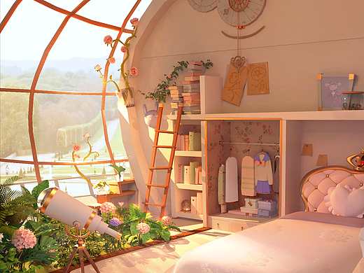 个人概念作品-公主换装题材