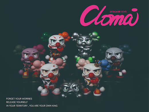 潮玩展示~CLOMA（个人主页-ZNjQ3MzY2NDQ=） - 手办/模玩 - 站酷设计师行运殿原创素材 - 站酷ZCOOL