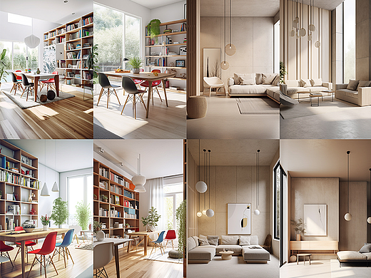 Midjourney /室内场景