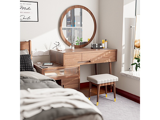 2022-8-D5练习 恒大华府 室内 黑胡桃柜