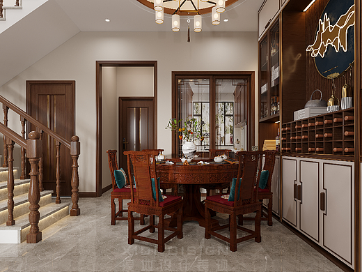 新中式 一眼萬年的雅致氛圍感（個人主頁-ZNjY3Nzg4NTI=） - 建筑/空間 - 站酷設(shè)計(jì)師溪地小穎原創(chuàng)素材 - 站酷ZCOOL