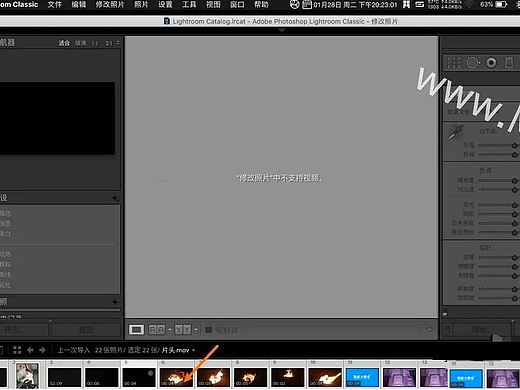 lightroom classic中如何删除导入的图片?