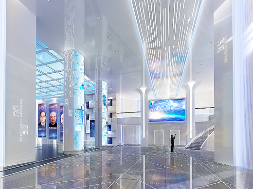 某展馆序厅/展览馆/科技馆