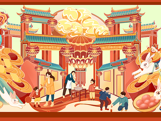2023春节年俗长卷｜【中国结里的中国节】
