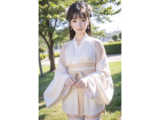 Stable Diffusion作品 ChilloutMix大模型 hanfuLORA