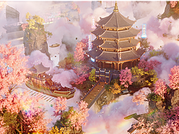 中式场景