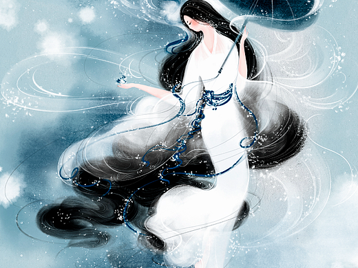 雨水到万物苏醒~（个人主页-ZNjQwNzEzNjA=） - 艺术插画 - 站酷设计师周小穗原创素材 - 站酷ZCOOL