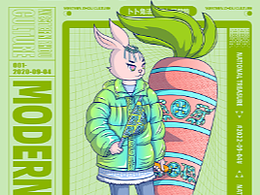 插画-兔子（卜卜兔）