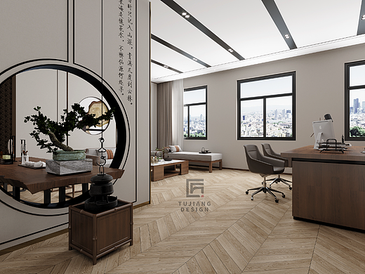办公室设计原则：突出格调和品质感