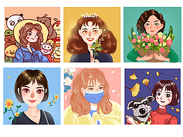 画过的头像集锦（持续更新中）