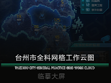 臺州市全科網(wǎng)格工作云圖