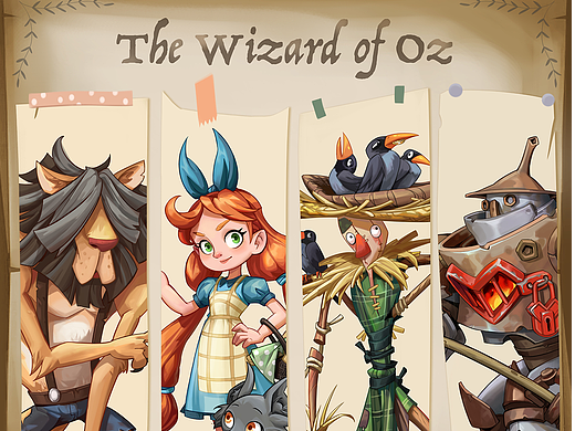 绿野仙踪 角色设计 -The Wizard of Oz