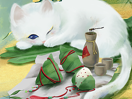 细葛含风软，香罗叠雪轻--端午安康