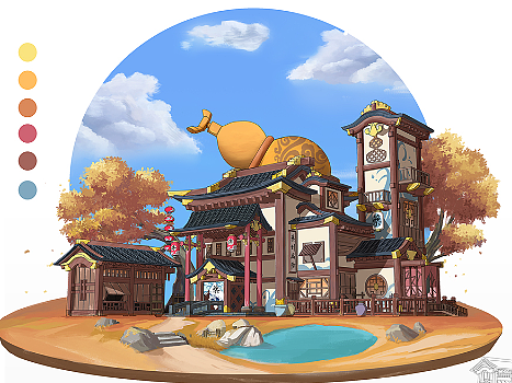 游戏建筑 药店