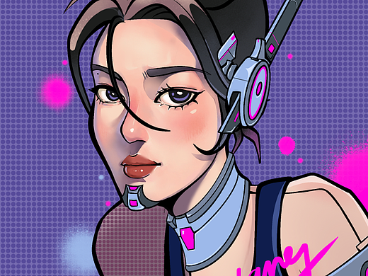 赛博朋克自画像