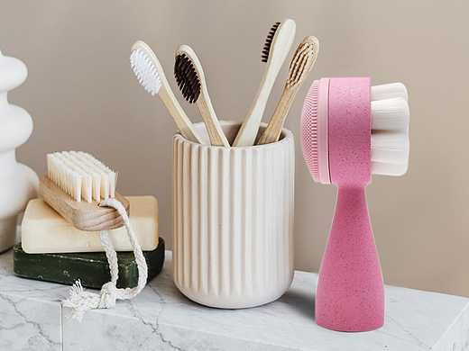 麦秸秆材质小胖墩洗脸刷