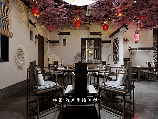 中式餐厅设计——食味人间，色韵美俱全